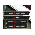Pack of 4 Universal Car Door Side Step Threshold Sticker Carbon Fiber For Honda Suzuki Toyota. 
