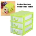 3 Layer Mini Drawer For Storage Set Desk Home Space Saving Jewelry Makeup Box Saver For Kids Miscellaneous Items Plastic 5x4x3 inches. 