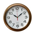 Hitco Round Simple Wall Clock - Wall Clock For Home and Office - Step Movement High Quality Watch - Wall Clocks for Bedroom / Living Room / Decor - Clock Wall Stylish. 