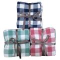 Check Design, New Kitchen Duster, Kitchen Cloth, Kitchen Napkin Cleaning Duster, Cleaning Towel, Cleaning Cloths, 100% Cotton - 3 Pcs. 