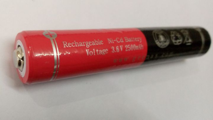 Geepas Rechargeable Torch Battery - 3.6V 1900 mAh