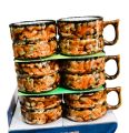 Pack of 6 Tea Cup / Mug Set Ceramic Material 200ml New style Set Multi Design. 