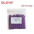 OLEVO 200Pcs/20Sticks Dental Elastic Elastomeric Ligature Ties Orthodontic Leagues for Teeth Braces Brackets O-Ring Rubber Bands. 