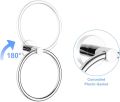 Hand Towel Ring Towel Holder Towel Rack for Bathroom Kitchen Stainless Steel (Chrome). 