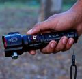 Super Bright Led flashlight torch waterproof Metal Body with 1 kilometer range For Home & Outdoor Work and safety light. 