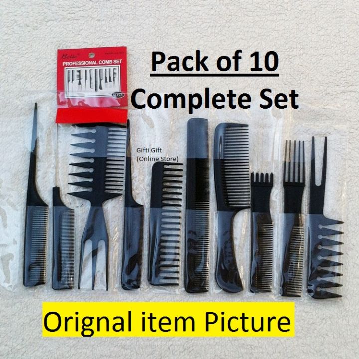 Professional%20Comb%20Set%20for%20Women%20-%20(Pack%20of%2010)%20Hair%20Combs%20-%20Image%202