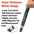 Car Paint Thickness Tester Pen Portable Car Paint Coating Tester Meter Thickness Meter Gauge Crash for Car. 