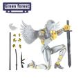 Moveable Action Figure Angel Wing Robot Action Figure with Movable Joints 3d Printed Toy for Stress Relief Decoration Buyer's Choice Dummy Action Figure. 
