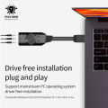 Plextone GS3 Virtual 7.1 Channel 3.5mm USB Sound Card Adapter Headphone Audio Jack Stereo Sound Card Converter For Gaming Compatible with Pc Laptop. 