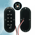 6 Inch LED Set Edge Light Tail Lights Tail Light Turn Signal Light Brake Light Car Accessories As Shown. 