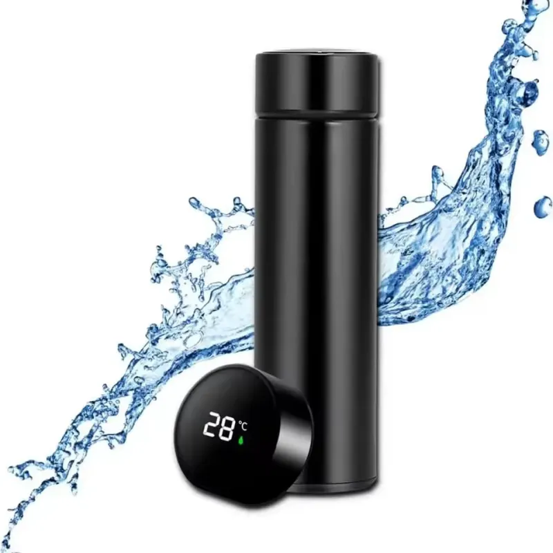 500ml LED Temperature Water Bottle
