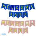 Welcome Baby/Baba Bunting Banner l Baby Welcoming. 