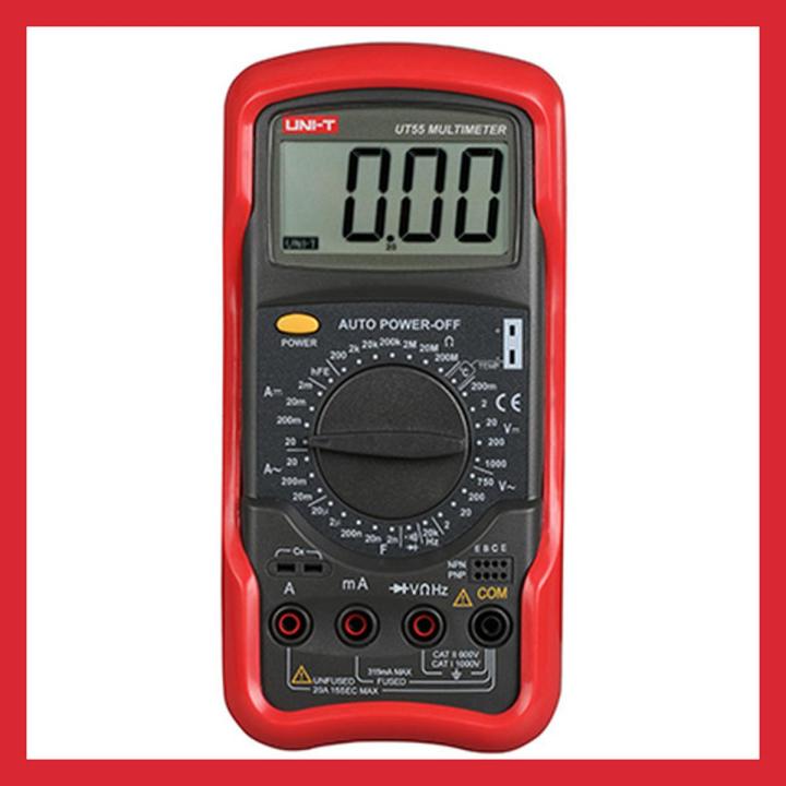 UT55 Digital multimeter UT-55 meter - LCD 3,5 digit (1999) - V AC:2/20/200/750V UT 55 MULTIMETER
