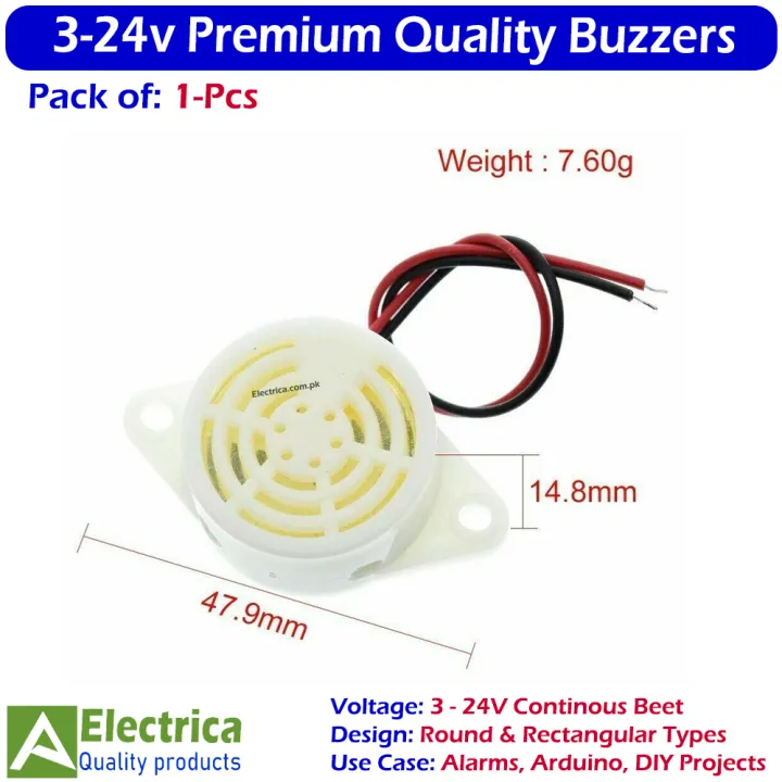 Multi-Voltage%203V,%205V%20&%2012V%20Buzzers%20%E2%80%93%20Rectangular%20&%20Round%20Piezo%20Types%20for%20Arduino,%20Alarms,%20Toys%20&%20Circuits%20by%20Electrica%20-%20Image%205