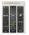 Nobel & Pel Smart LCD & LED Remote Control with NetFlex & Youtube & Prime Video Button. 