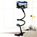 Universal Flexible Mobile Snake Stand Holder - 360° Rotating, Clamp for Bed, Desk, or Table. 