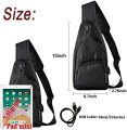 Sling Bag - Shoulder Backpack Chest Bags Crossbody Daypack for Women & Men. 