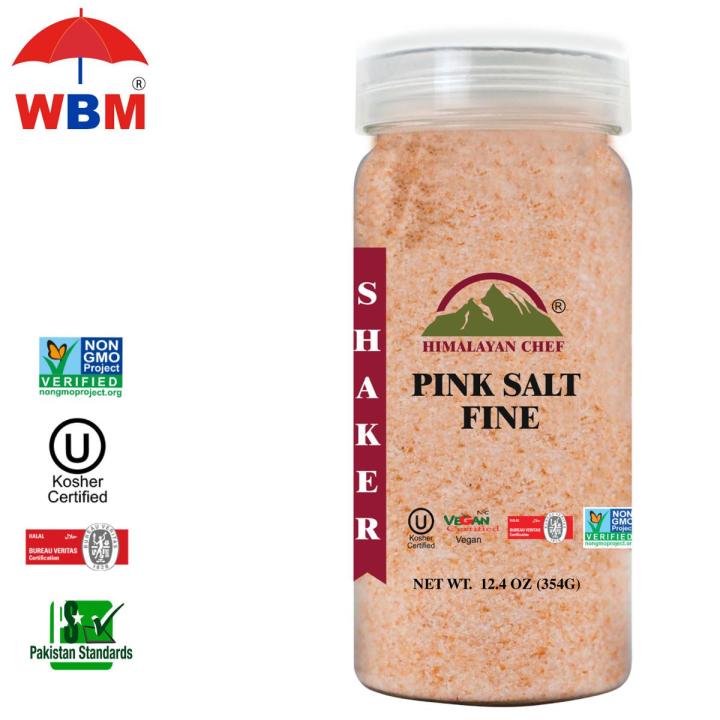 Himalayan Chef Pink Salt -  354G Plastic Jar | Pink Salt Fine