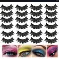 10 Pairs Total 20 PCS Eye Lashes Ultra-High Volume Without Weight. 