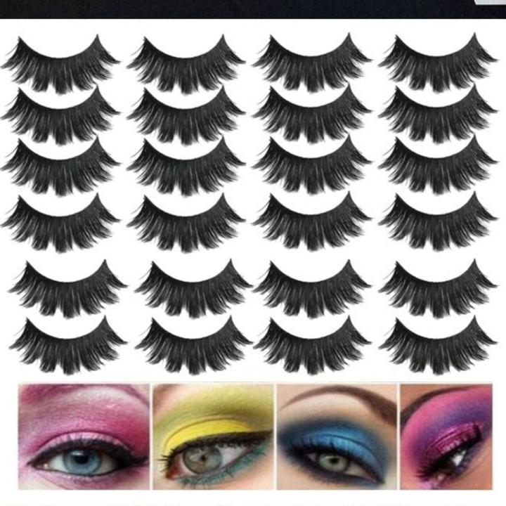 10 Pairs Total 20 PCS Eye Lashes Ultra-High Volume Without Weight