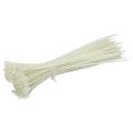 Cable Tie White / Black Clip Nylon Plastic Wire Zip Ties Self Locking 4, 6, 8, 10, 12, 14, 16 Inch ( 100 Piece In Packet ). 