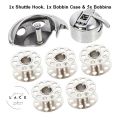 Sewing Machine Bobbin Case | Domestic Thread Bobbins Case & Shuttle Hook | Replacement Bobbin Case for Household Sewing Machines. 