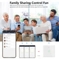 SMATRUL WIFI  smart switch - for AC  Air Conditioner Water heater - 20A 1 Gang 1 Way DP Switch Heater Switch 110V 220V. 