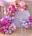 10pcs 10inch Original Shiny Pink Chrome Balloons Solid Metallic Balloon Chrome Theme Balloon Party Balloons High Quality Latex Balloon Birthday Party Decoration, Wedding helium balloon. 