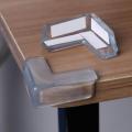 4(PCS) Silicone Table Corner Protector for Kids Safety Table Corner Covers for Glass Table - Baby Safety Equipment. 
