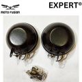 Moto Fusion × Expert Imported 5 Inch Fog Lamp Set: Ultra Yellow Racing Lamps for All Cars & Motorcycles, 12V 55W, Universal Compatibility, Special Resistant Housing - Enhance Visibility in Rain, Snow, and Fog. 