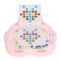 Magnetic Dot Drawing Board Bunny Shape Drawing Toy With Pen And Cards Kids Early Educational Toy Gift For Children. 