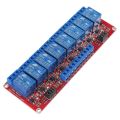8-Channel Relay Module (24VDC)| High/Low Level Trigger with Optocoupler Isolation Load DC 30V/10A AC 250V/10A for PLC. 