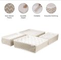Drawer Organizer Set of 4 Sturdy white Drawer Organizer to sort Your bedroom, Wardrobe and Drawer - Tidy Up Your Space with our Collapsible Clothes Organizer for Shirts, Ties, Socks, Bras, Underwear. 