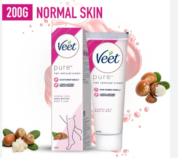 Veet%20Pure%20Hair%20Removal%20Cream%20Normal%20200g%20-%20Body%20&%20Legs%20-%20Image%204