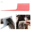 4Pcs Weaving Highlighting Foiling Hair Comb Highlight Styling Black+Pink. 