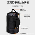Oxford Cloth Nail Bucket Multi-Functional Belt Bag Screw Parts Storage Bag Repair Special Small Nail Cyrinder Bag. 