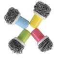 Special Discount Kitchen Stainless Steel Wire Ball With Long Handle Dishwashing Brush Cleaning Pot Ball Brush Home Kitchen Accessories Tools. 