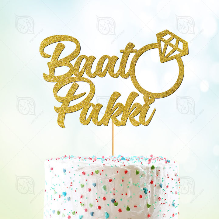 Baat%20Pakki%20Glitter%20Cake%20Topper%20For%20Party%20Celebration,%20Wedding%20Topper%20in%20Urdu%20with%20Multicolors%20-%20Image%203