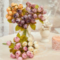 Flower Realistic Multi-layer Petals Artificial Rose. 