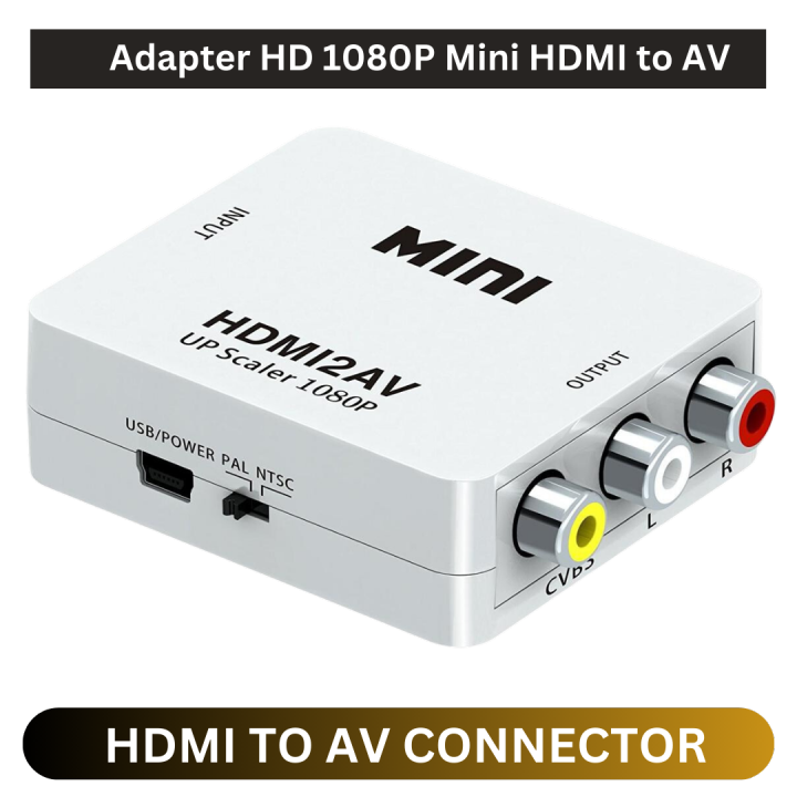 HDMI%20To%20Audio%20Video%20RCA%20AV/CVBS%20Adapter%20HD%201080P%20Mini%20HDMI%202AV%20Video%20Converter%20BOX%20For%20PS3%20VCR%20DVD%20PC%20-%20Image%207