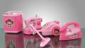 Household Set Toys For Girls - 4 Pieces - Pink. 