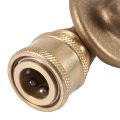 Pivoting Coupler for Pressure Washer Nozzle, Gutter Cleaner Attachment for Gutter Cleaning, 240 Degree, 4500 Psi, 1/4 Inch Quick Connect 7 Different Cleaning Angles. 