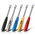 USB Lighter Electric Windproof BBQ Lighters USB Chargeable Metal Hose Kitchen Cooking. 