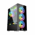 RGB Gaming PC with 4 RGB Fans, H81 Motherboard, Core i7 4th, 16GB RAM, 128GB SSD, 500GB HDD, 4GB NVIDIA GEFORCE GTX 1050ti. 