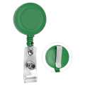 Pack of 3 Retractable Round ID Card Holders – Green Color, Badge Reel with Clip for Office, School, Events. 