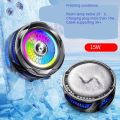 Ice Cold SL25 Magnetic Cooling fan 15W High-Power Semiconductor Mobile Phone Cooler with Quick Magnetic Clamp and Colorful LED Lights. 