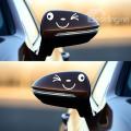 2 Pcs Eye Winking (white Pair) Funny Side Mirror Decals Stickers for Auto Car Side Mirror L+R Rear view Stickers Car decoration Car Sticker, Car Accessories, Stickers for Car. 