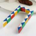 24 Blocks Snake Magic Twist |Jigsaw Puzzle Speed Magic Ruler Snake Toys Children Educational Toys Christmas Gifts. 