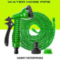 Garden Pipe 50 Feet - Car Washer - Water Hose Pipe with Hand Shower - Expandable Stretch Hose Pipe with Spray Gun motor pumps. 