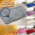 Memory Foam Bath Mat Cobblestone Bathroom Rugs Super Water Absorbent Bath Mats for Bathroom Machine Washable Bath Rugs 40X60CM. 